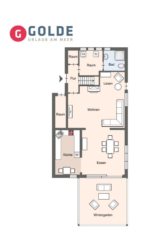 Вілла Hus Duenenkieker Spo Hus Duenenkieker Spo Занкт-Петер-Ордінг Екстер'єр фото